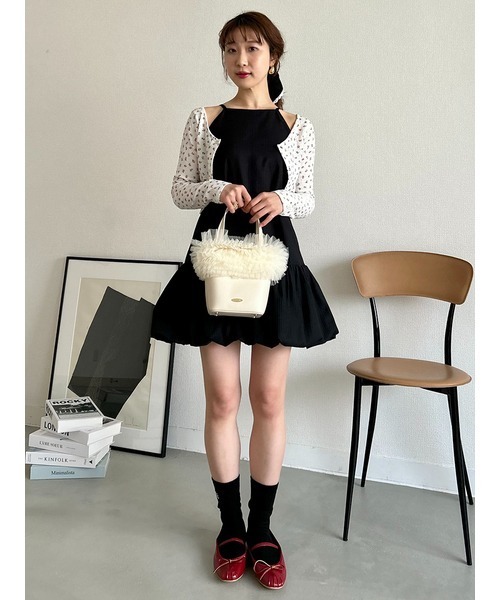 「LILY BROWN」 2WAYバッグ FREE アイボリー レディースの画像