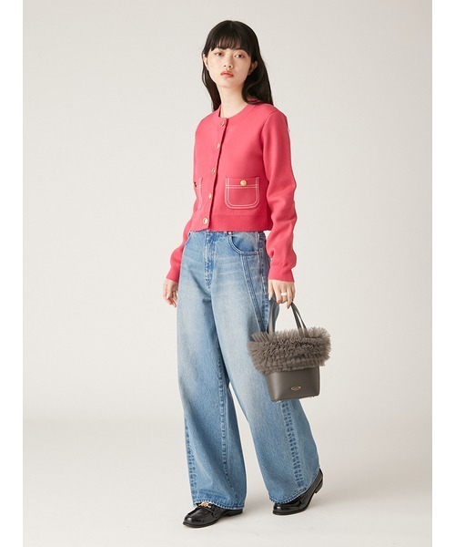 「LILY BROWN」 2WAYバッグ FREE アイボリー レディースの画像