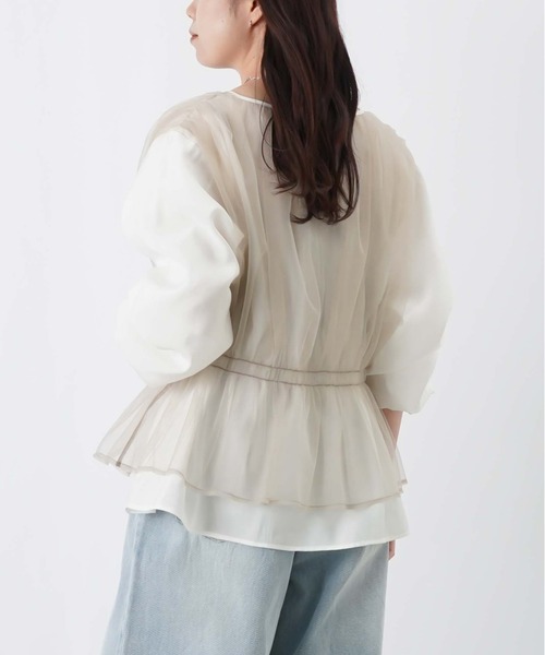 完売新品L'Appartement Romantic Blouse軽量ブラウス L'Appartement DEUXIEME CLASSE - 22SS L'appartement Romantic Blouse