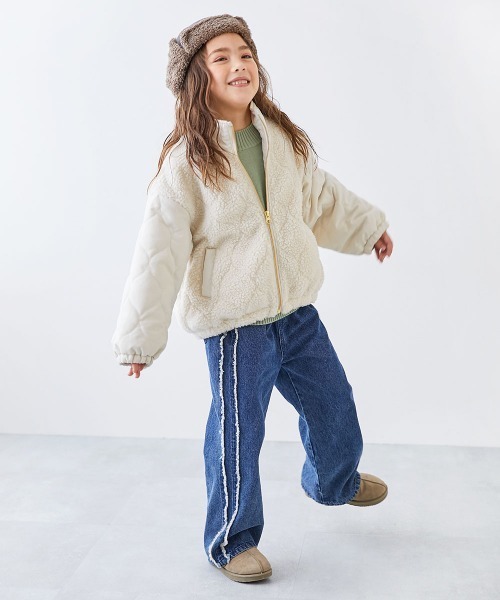「devirock」 「KIDS」ジャケット 130cm アイボリー キッズ_画像2