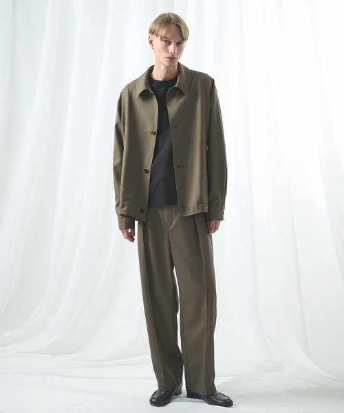 ブルゾン アウター 「CULLNI/クルニ」別注 Gabardine Coach Jacket メンズの画像