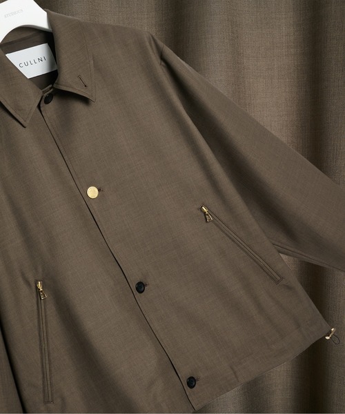 ブルゾン アウター 「CULLNI/クルニ」別注 Gabardine Coach Jacket メンズの画像