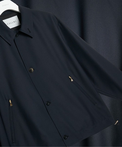 ブルゾン アウター 「CULLNI/クルニ」別注 Gabardine Coach Jacket メンズの画像