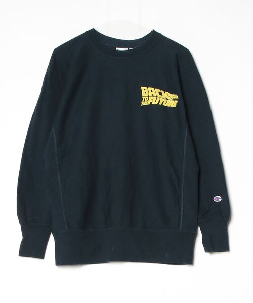 Champion」 スウェットカットソー「BACK TO THE FUTUREコラボ」 L 