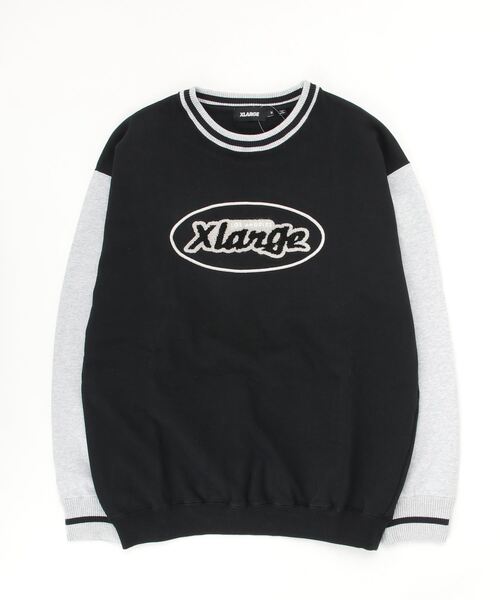 XLARGE」 スウェットカットソー L ブラック メンズ 【公式通販】