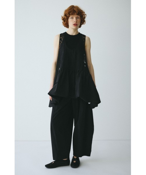 Lace flare tunic　　レースフレアチュニック レディースの画像