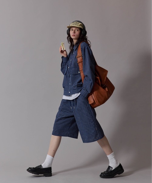 CIVVY. パンツ Seersucker Setup Short Pants - シアサッカー