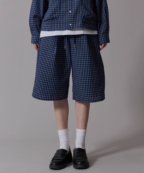 CIVVY. パンツ Seersucker Setup Short Pants - シアサッカー