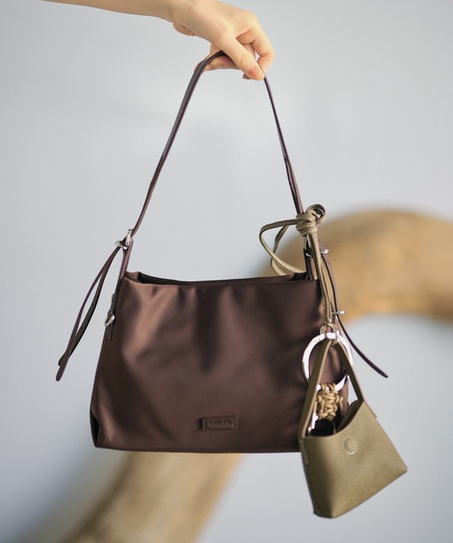 ショルダーバッグ バッグ multi pocket 2way nylon bag レディース