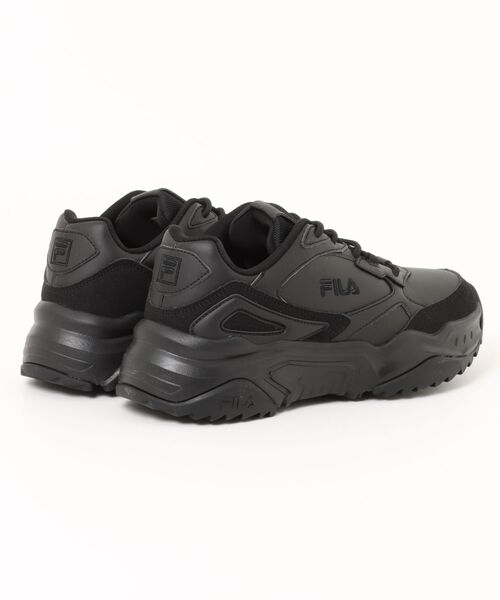 「FILA」 ローカットスニーカー 25.5cm ブラック メンズ_画像2