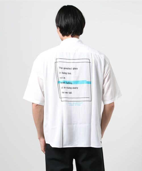 「SITRY」 半袖シャツ L ホワイト系その他 メンズ_画像5