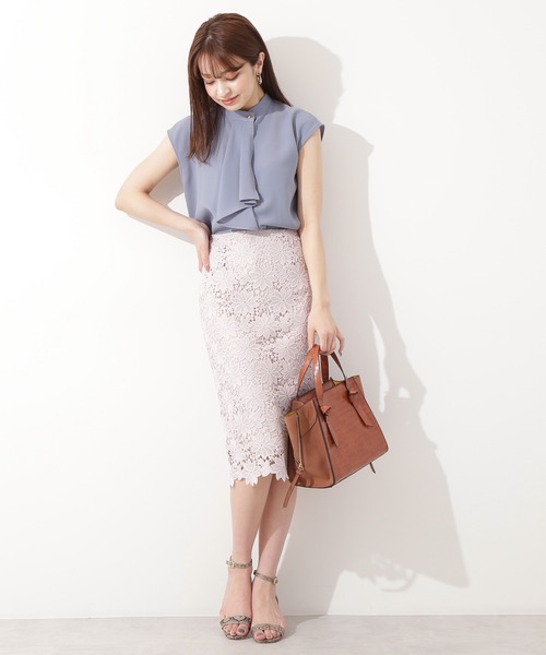 「N.(N. Natural Beauty Basic)」 ノースリーブブラウス MEDIUM ベージュ レディース_画像3