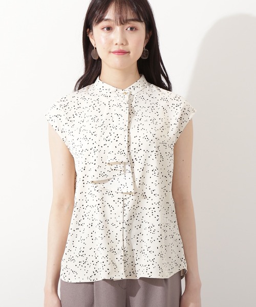 「N.(N. Natural Beauty Basic)」 ノースリーブブラウス MEDIUM ベージュ レディース_画像6