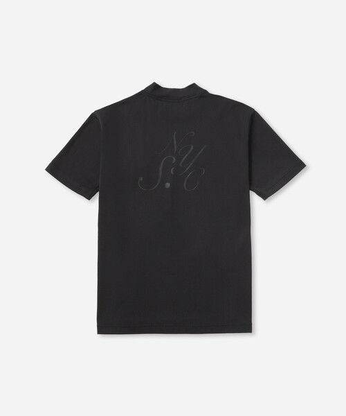 メンズウェア HALF MOCKNECK TSHIRT BLACK tシャツ SS Dot Mesh Half Mockneck Shirt メンズ : ZOZOTOWN Yahoo!店