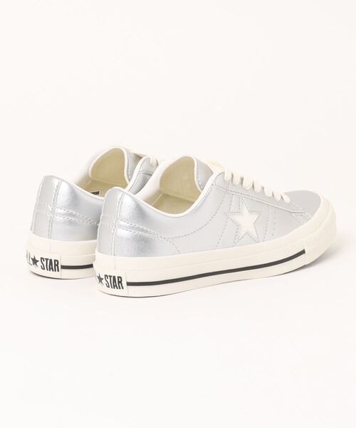 スニーカー CONVERSE コンバース ONE STAR SV ワンスター SV 33703230 ABC-MART限定 *SILVER メンズの画像
