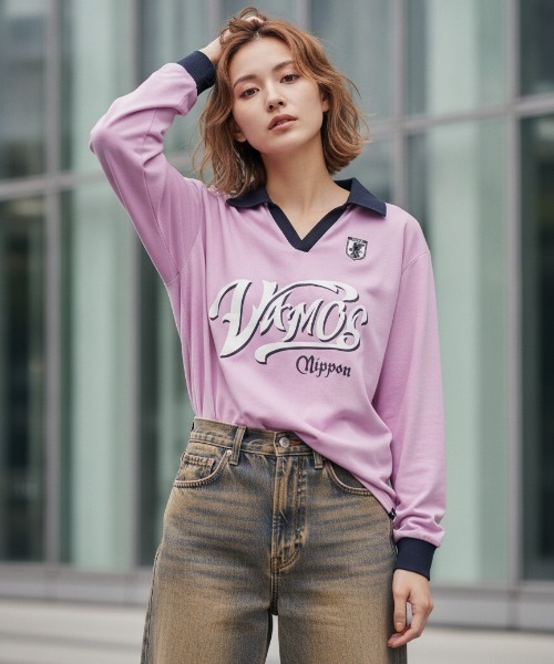 日本サッカー協会（JFA）公式 tシャツ 「JFA STORE」 襟付きロング