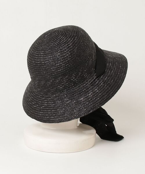 「Casselini」 ストローハット - ブラック レディース_画像2