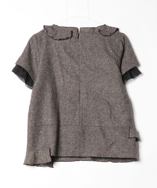 「t.yamai paris」 半袖ブラウス 1 グレー レディース_画像2