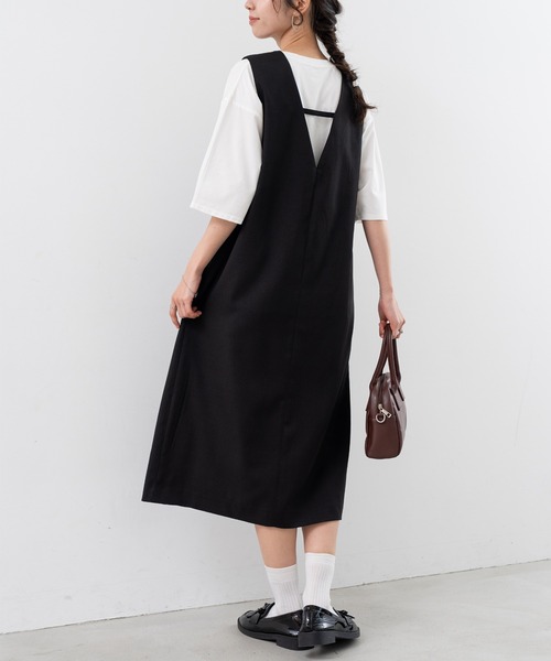 「ANNA LUNA」 サロペットスカート MEDIUM ネイビー レディース_画像8