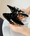 ヘアクリップ サテン リボン デコレーションパ...の詳細画像4