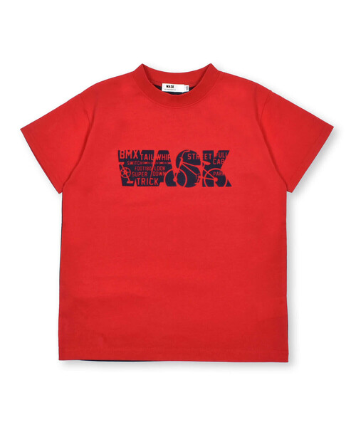 「WASK」 「KIDS」半袖Tシャツ 160cm レッド キッズ_画像7