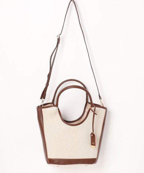 「perche」 2WAYバッグ FREE シルバー レディース_画像8