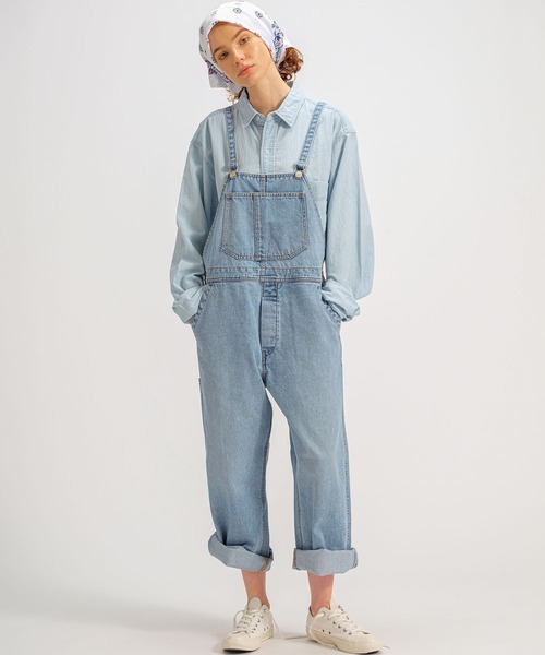 良品【Johnbullオーバーオール】 綿100% Lサイズ ブルー Johnbull（ジョンブル） オーバーオール 26 ブルー メンズ : ZOZOTOWN