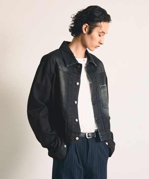 HARE（ハレ） デニムジャケット gジャン 「SET UP対応」コーティング 