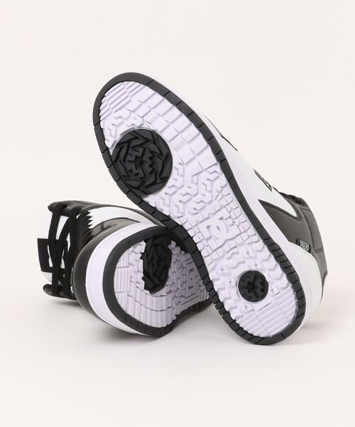 「DC SHOES」 ハイカットスニーカー 26.5cm ブラック×レッド メンズ_画像3