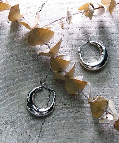 YArKA ピアス 「YArKA/ヤーカ」silver925 volume hoop pierce