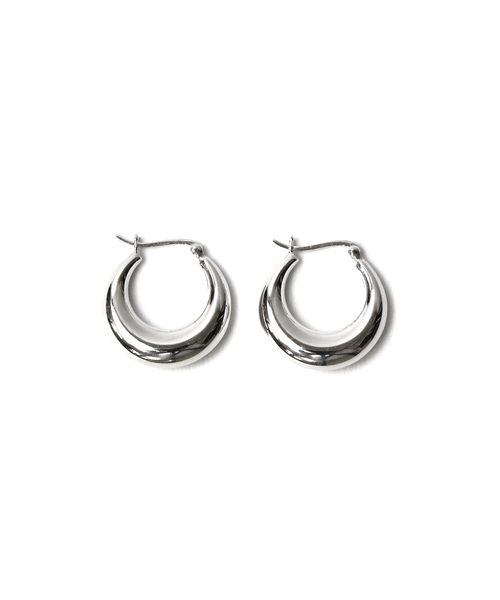 SILVER925 VOLUME HOOP EARRINGS/シルバー/ピアス YArKA ピアス 「YArKA/ヤーカ」silver925 volume hoop pierce