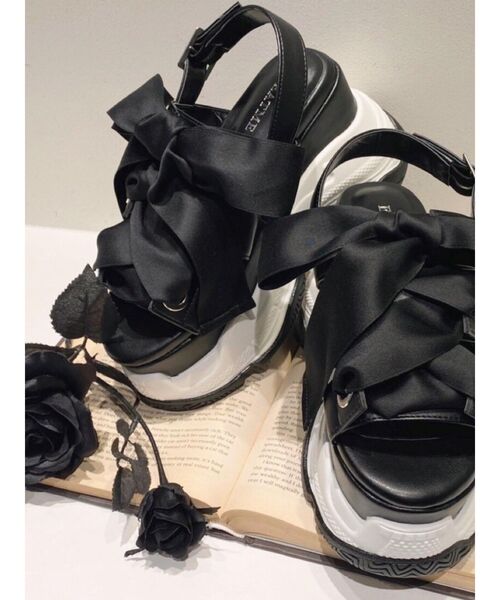 おトク Bigリボンサンダル サンダル