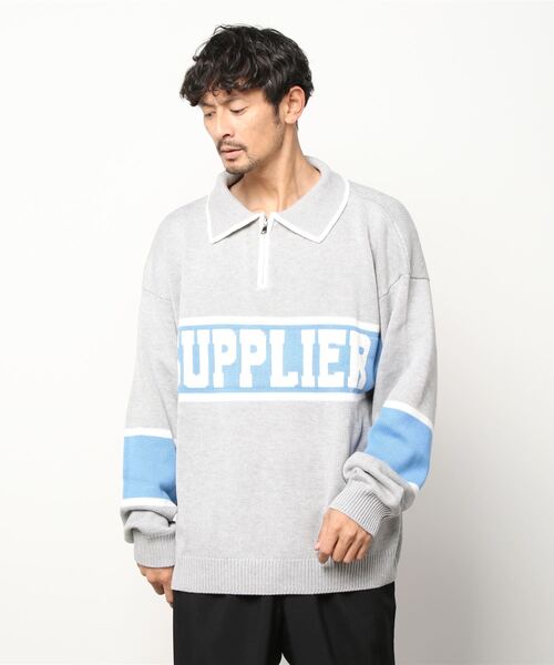 ニット SUPPLIER COLLEGE LOGO KNIT / サプライヤー カレッジロゴニット