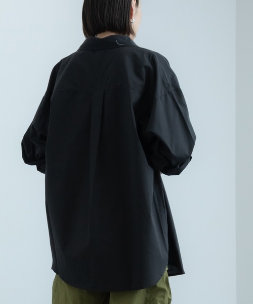 HEILIS ブラウス シャツ ブロードオーバーサイズシャツ / カラー