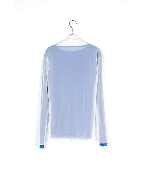 Limue tシャツ シアレイヤードハイネックトップス レディース