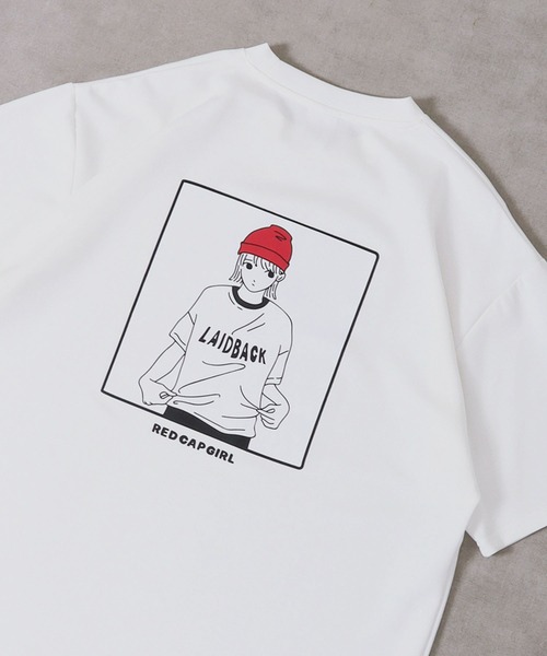 RED CAP GIRL（レッドキャプガール） tシャツ 冷感とろみポンチ バック