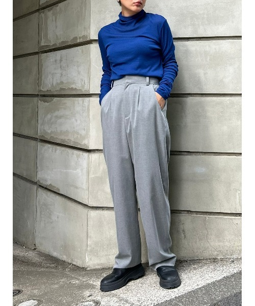BLACK BY MOUSSY スラックス パンツ tapered color pants