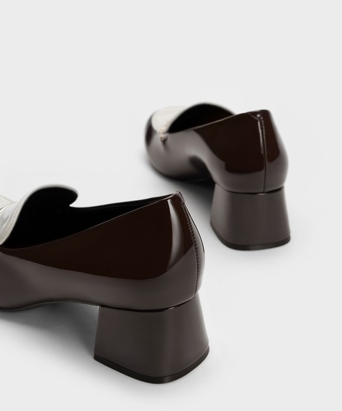 CHALES＆KEITH レクシーチェーンリンクローファー CHARLES ＆ KEITH ローファー Lexie レクシー チェーンリンク