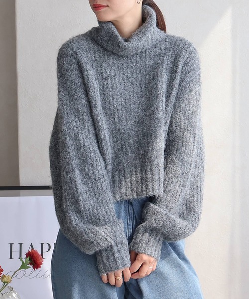 Social GIRL（ソーシャルガール） ニット セーター タートルショート