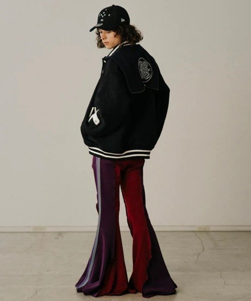 STYLISE スタジャン 「FACETASM」HOODED STADIUM JACKET メンズ