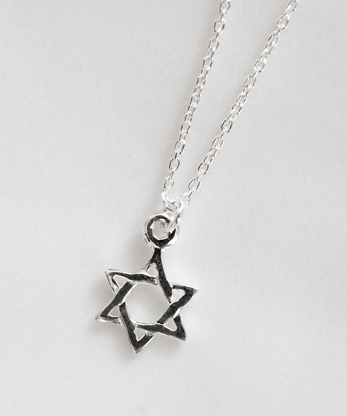 SENTI ネックレス センティ / MICRO CHARM HEXAGRAM SILVER