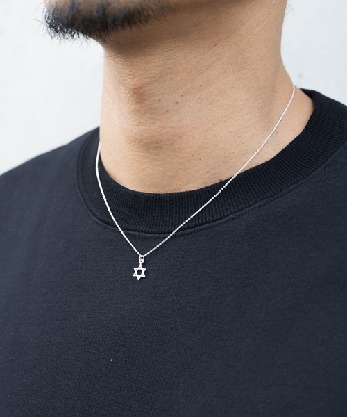 SENTI ネックレス センティ / MICRO CHARM HEXAGRAM SILVER