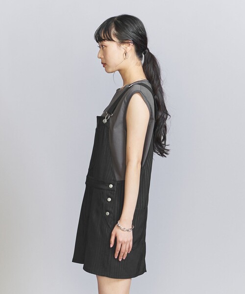 ワンピース ジャンパースカート 「provoke」ストライプ レディース