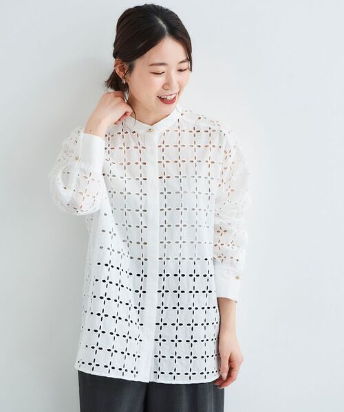 ブラウス シャツ 「eL」Bare Design Shirt/104502 レディース ブラウス シャツ 「eL」Bare Design Shirt/104502 レディース
