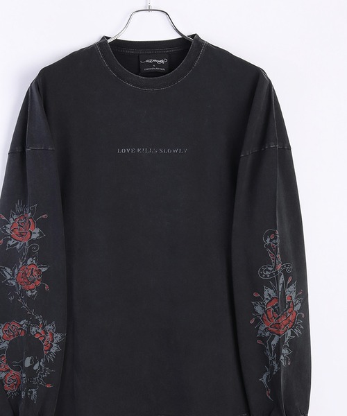 Ed Hardy エドハーディー ロンT Love Kills Slowly ＆ United In