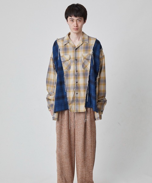 DISCOVERED×PENDLETON リメイク風チェックシャツ DISCOVERED（ディスカバード） シャツ DISCOVERED PENDLETON LOOPING