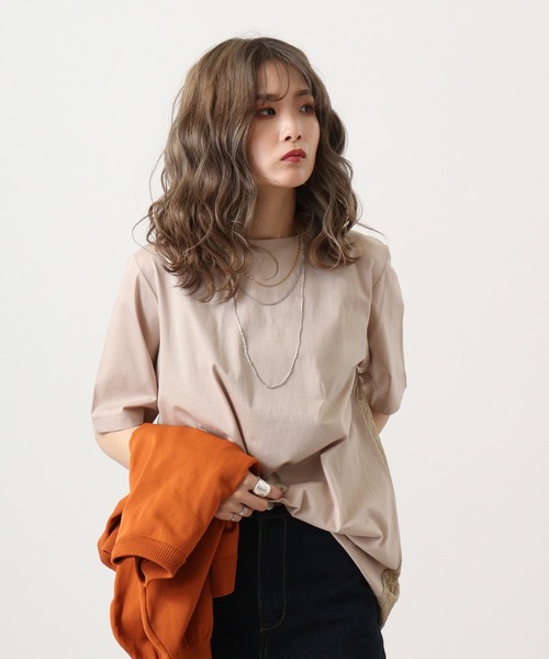 tシャツ Eglantine バックジャガードカットソー レディース EGLANTINE tシャツ Eglantine バックジャガードカットソー