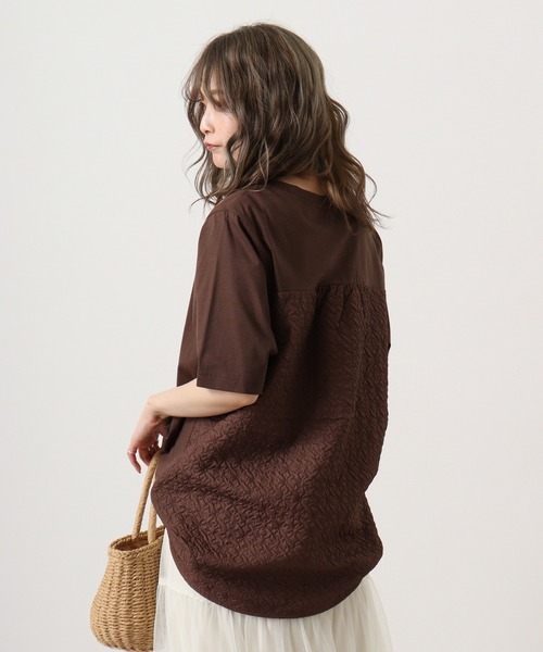 EGLANTINE tシャツ Eglantine バックジャガードカットソー