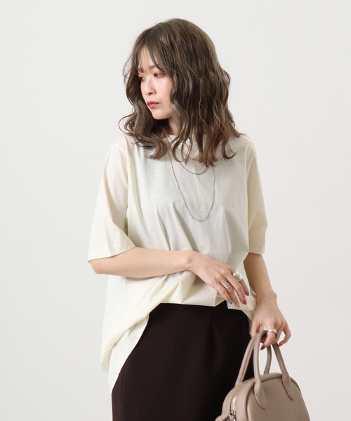 tシャツ Eglantine バックジャガードカットソー レディース