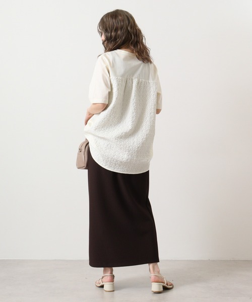 EGLANTINE tシャツ Eglantine バックジャガードカットソー